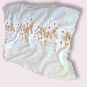 White Linen Coverup shirt/wrap